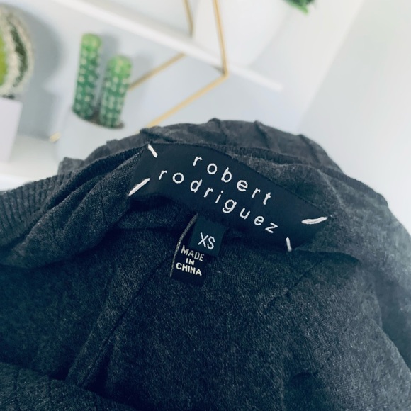 Robert Rodriguez • Gray One Shoulder Top Blouse • Size XS - Picture 2 of 11